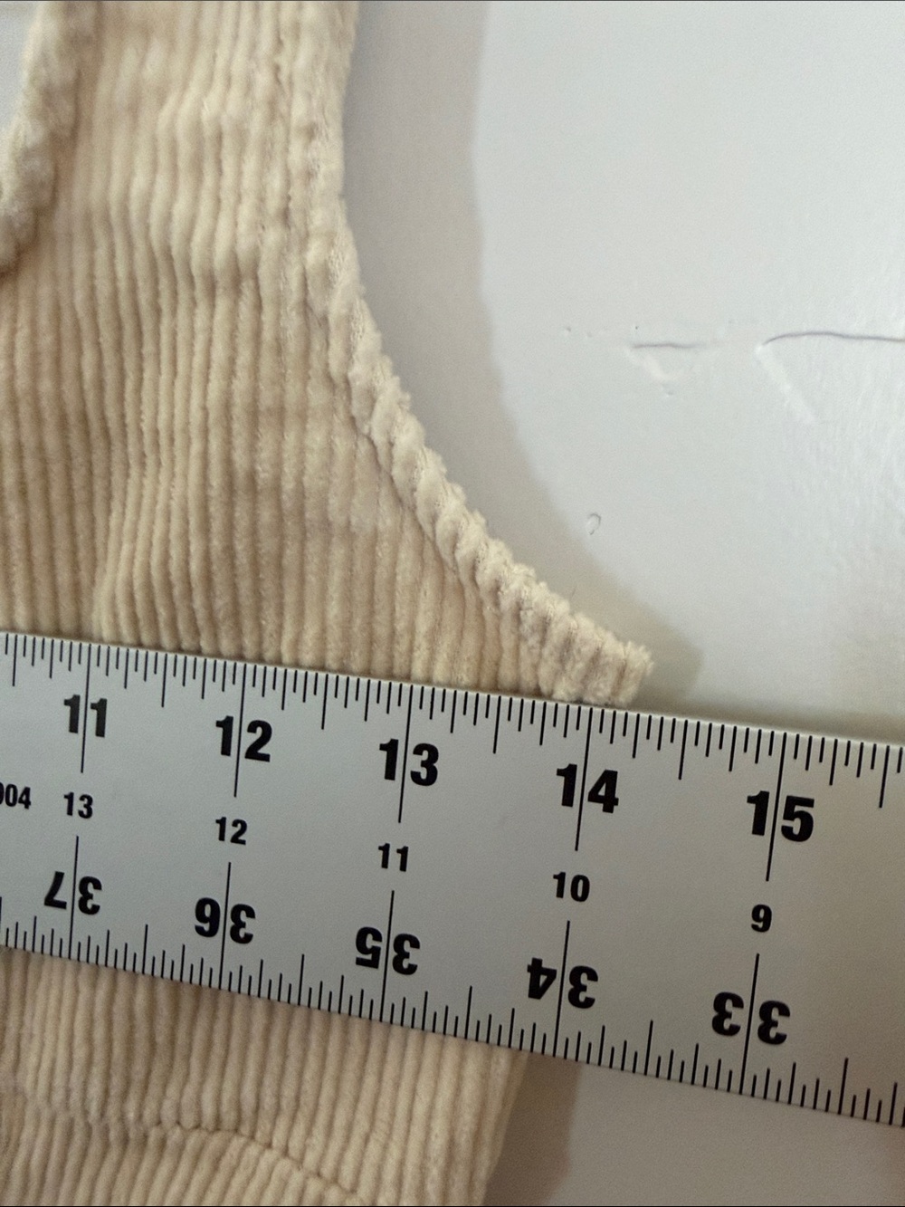 Forever 21 Cream Corduroy Square Neck Mini Dress - Picture 7 of 7